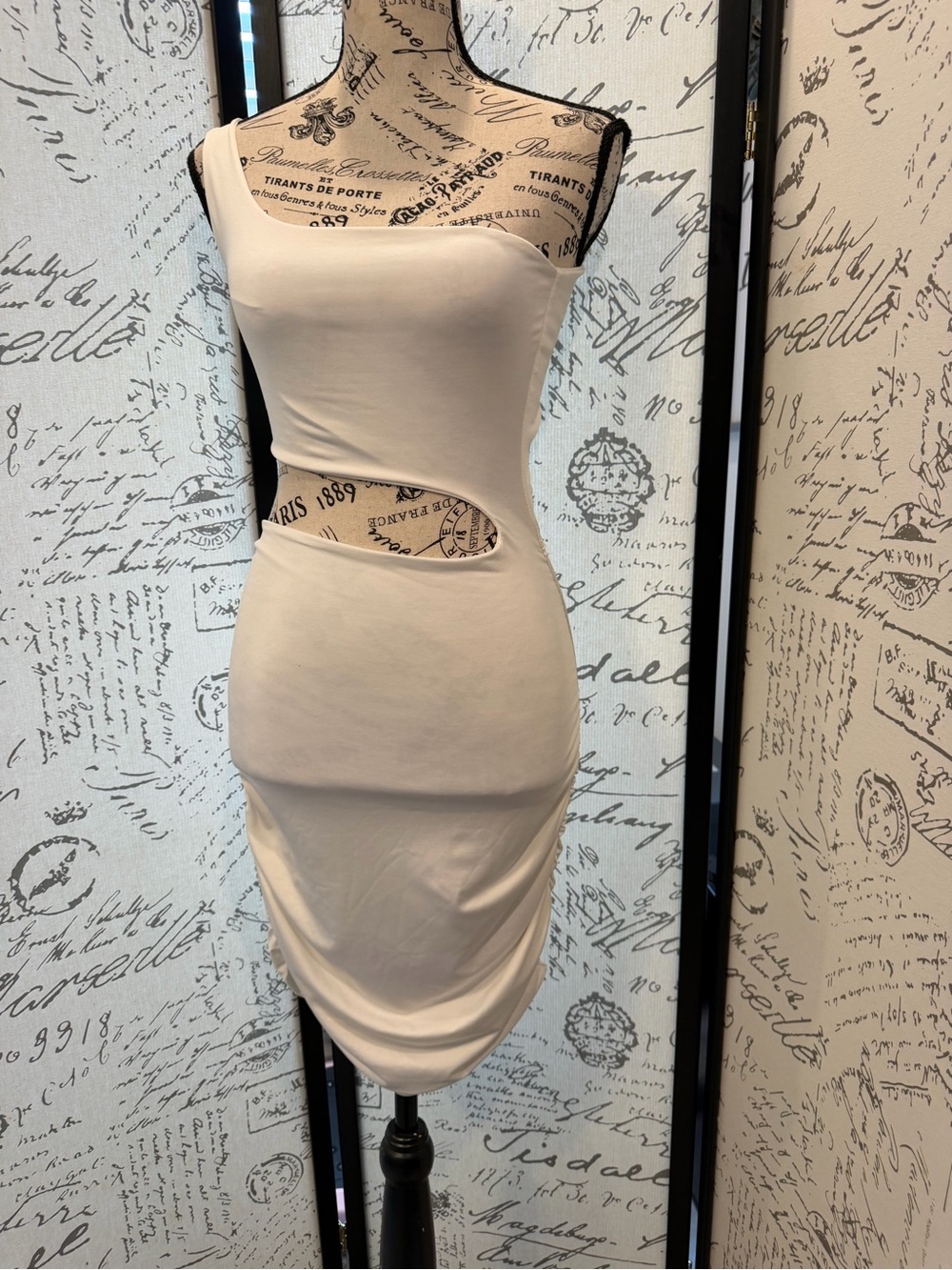 White sexy dress